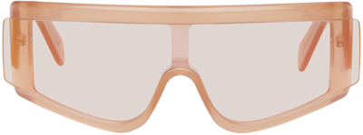 Shop Retrosuperfuture Pink Zed Sunglasses In Burst