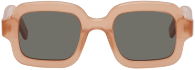 Shop Retrosuperfuture Pink Benz Sunglasses In Rusty