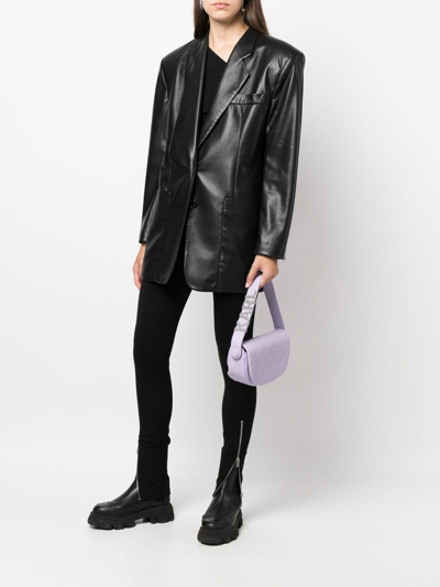 Shop Karl Lagerfeld K/swing Shoulder Bag In Purple