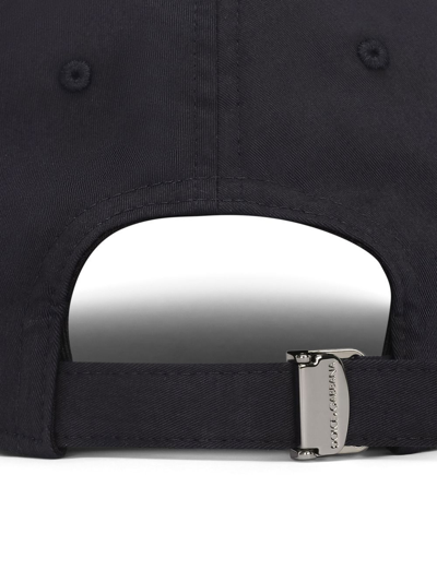 Dolce & Gabbana Logo Tag Embellished Baseball Cap In Black