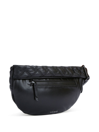 Shop Kurt Geiger Kensington Drench Belt Bag In Black