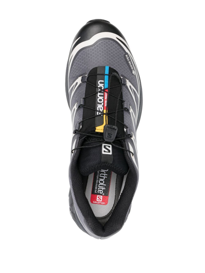 Shop Salomon Xt-6 Gore-tex Low-top Sneakers In Black