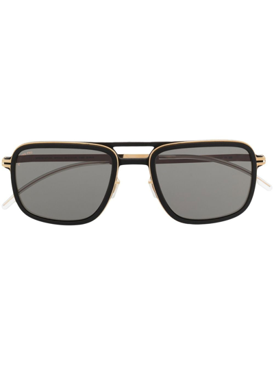 Shop Mykita Polarized Tinted Sunglasses In Black