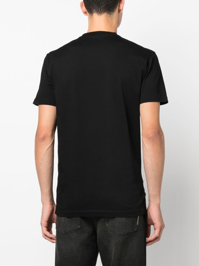Shop Dsquared2 Icon Graphic-print T-shirt In Black