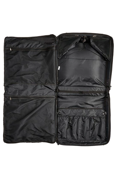Geoffrey Beene Rolling Garment Bag In Gray