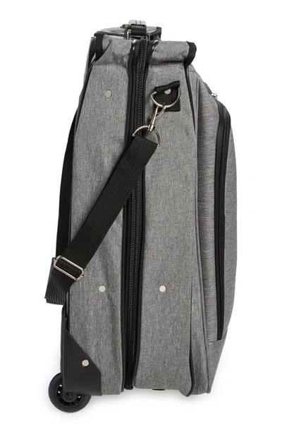 Shop Geoffrey Beene Rolling Garment Bag In Gray