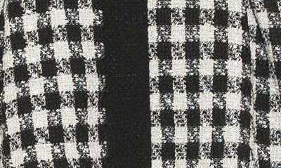 Shop Alexia Admor Tweed Flared Miniskirt In Black/ White