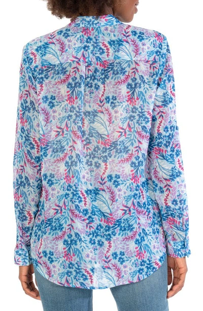 Shop Kut From The Kloth Jasmine Top In Pari Blue Orchid