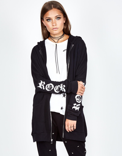 Lauren Moshi Kinley R & R Skull In Black
