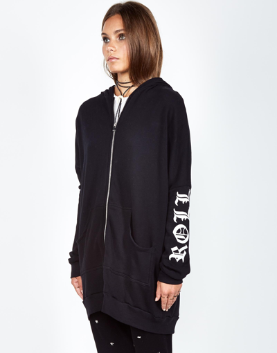 Lauren Moshi Kinley R & R Skull In Black