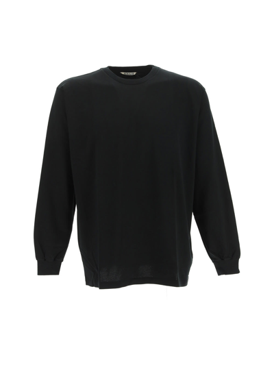 Shop Auralee T-shirts & Vests In Black