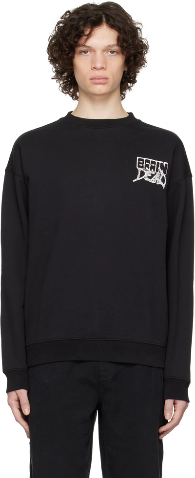 Shop Brain Dead Black Sludge Sweatshirt