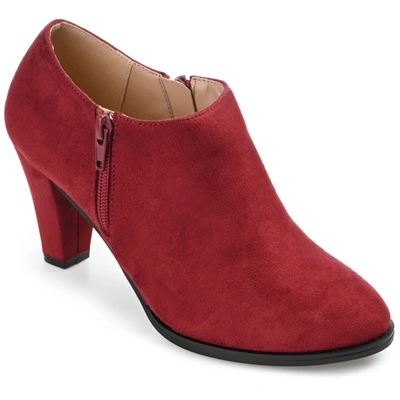 Journee Collection Sanzi Ankle Bootie In Pink