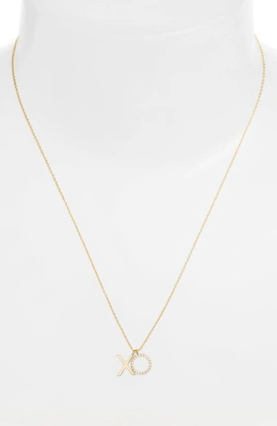 Shop Estella Bartlett Positive Vibes Pendant Necklace In Gold