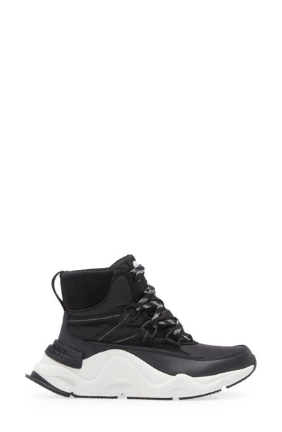Sorel Kinetic Rnegd Waterproof High Top Sneaker Boot In Black Black