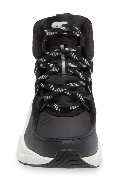 Sorel Kinetic Rnegd Waterproof High Top Sneaker Boot In Black Black
