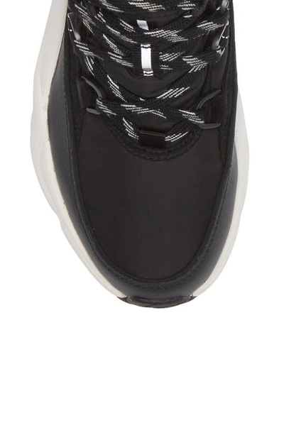 Sorel Kinetic Rnegd Waterproof High Top Sneaker Boot In Black Black