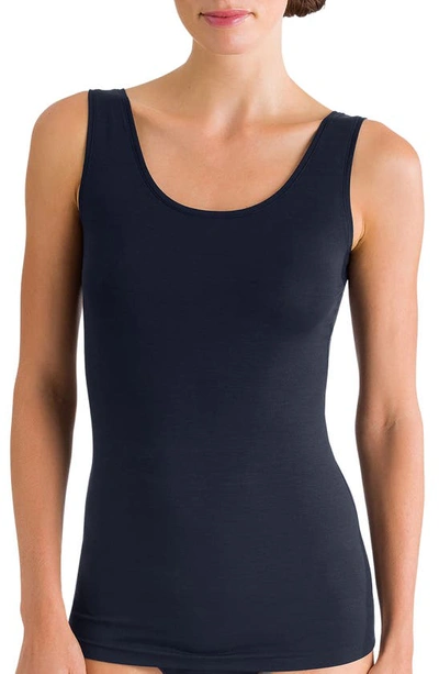 Shop Hanro Soft Touch Tank Top In Ocean