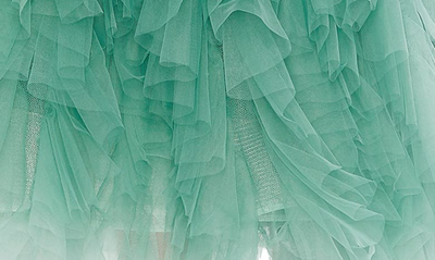 Shop Mac Duggal Tulle A-line Cocktail Dress In Jade