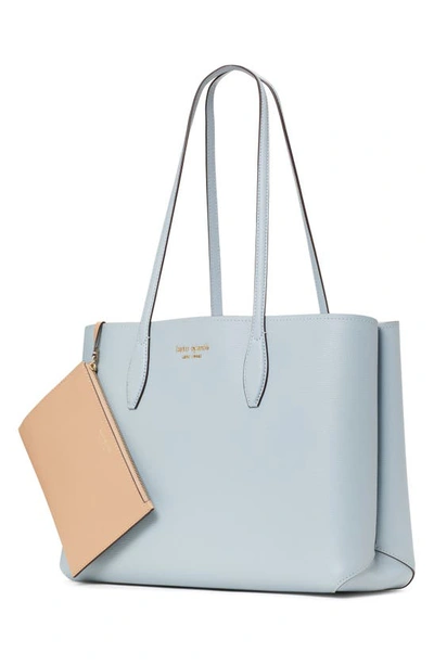 Shop Kate Spade All Day Large Leather Tote In Ocean Beach