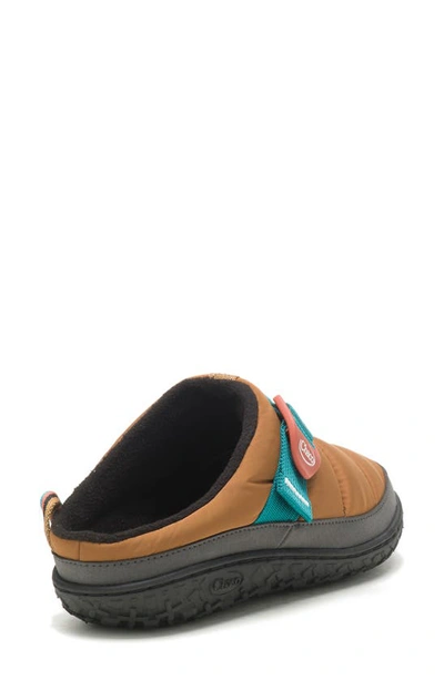 Shop Chaco Ramble Water Resistant Puffer Clog In Retro Camel Brown