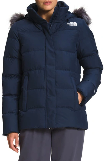 The North Face Gotham 550 Fill Power Down Hooded Parka In Summit Navy |  ModeSens