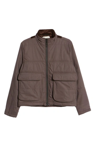 Shop Oliver Spencer Bembridge Corduroy Contrast Jacket In Mole Grey