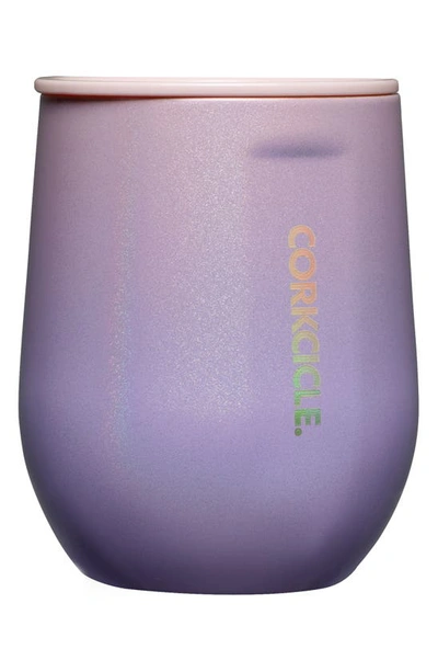 Shop Corkcicle 12-ounce Insulated Stemless Wine Tumbler In Ombre Fairy