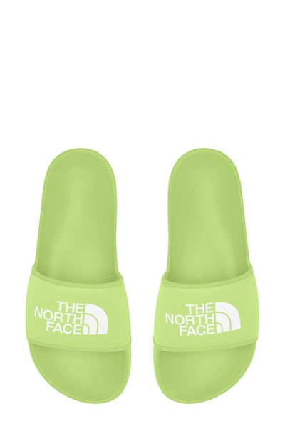 Shop The North Face Base Camp Iii Slide Sandal In Sharp Green/ Tnf White