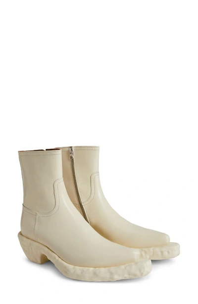Shop Camperlab Venga Western Boot In White Natural