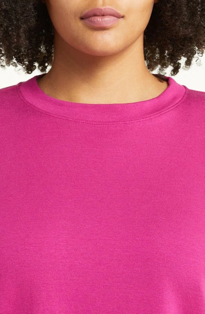 Shop Eileen Fisher Long Sleeve Top In Magenta