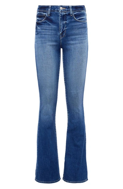 Shop L Agence Marty High Waist Flare Leg Jeans In Cambridge