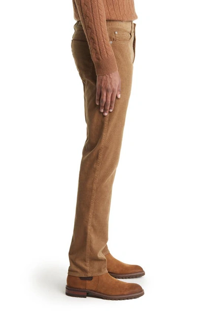 Shop Peter Millar Superior Soft Corduroy Five Pocket Pants In Khaki