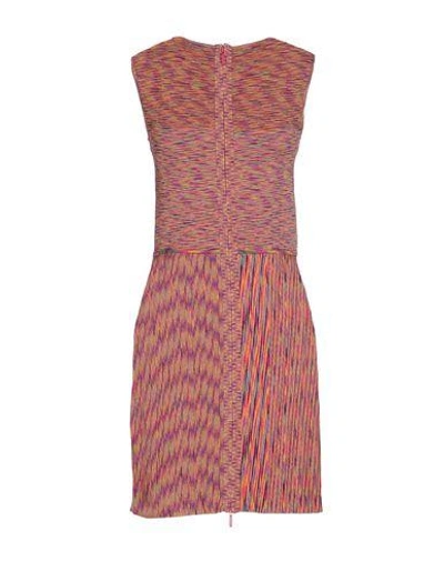 Shop Issa Short Dress In Fuchsia