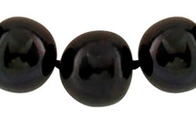 Shop Splendid Pearls 5-6mm Black Cultured Freshwater Pearl Necklace