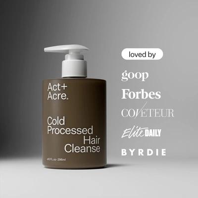 Shop Act+acre Cold Processed Cleanse Shampoo In Default Title