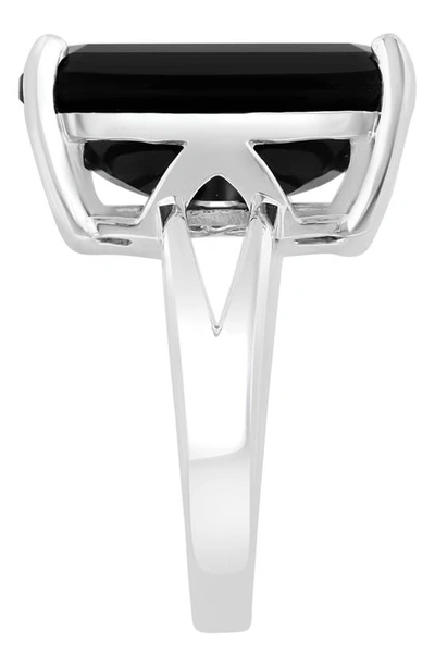 Effy Sterling Silver Onyx Ring In Black