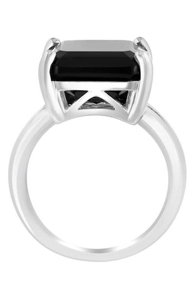 Effy Sterling Silver Onyx Ring In Black