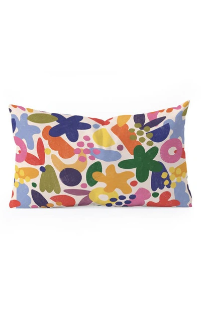 Shop Deny Designs Alisa Galitsyna Bright Abstract Lumbar Throw Pillow In Multi