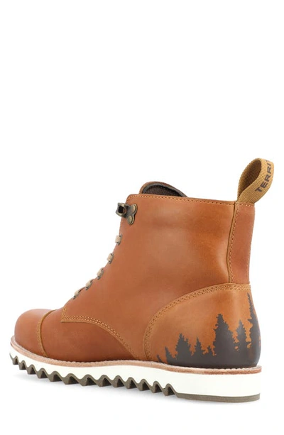 Territory Boots Zion Water Resistant Lace-up Lug Boot In Chestnut