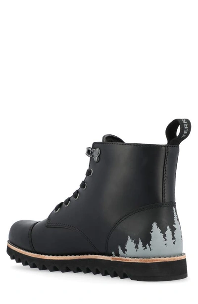 Territory Boots Zion Water Resistant Lace-up Lug Boot In Black