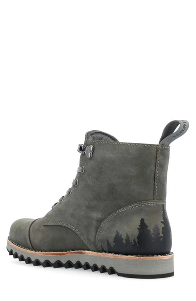 Territory Boots Zion Water Resistant Lace-up Lug Boot In Grey