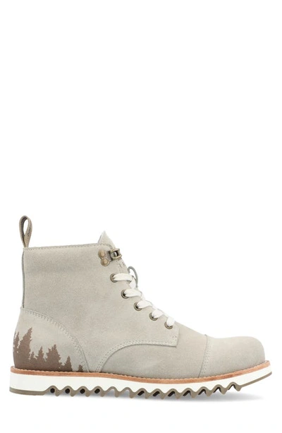 Territory Boots Zion Water Resistant Lace-up Lug Boot In Taupe