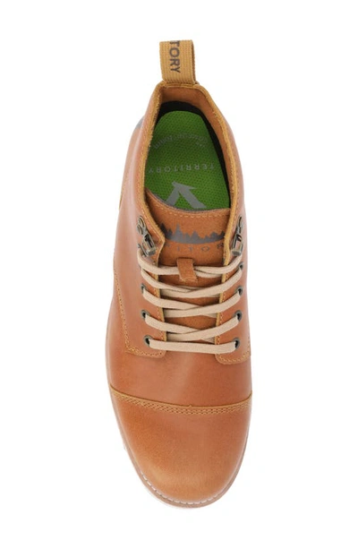 Territory Boots Zion Water Resistant Lace-up Lug Boot In Chestnut