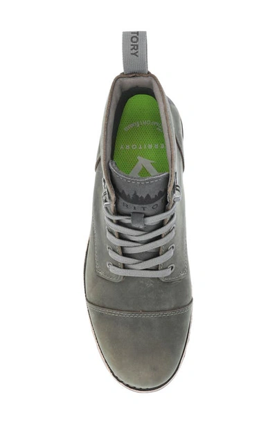 Territory Boots Zion Water Resistant Lace-up Lug Boot In Grey
