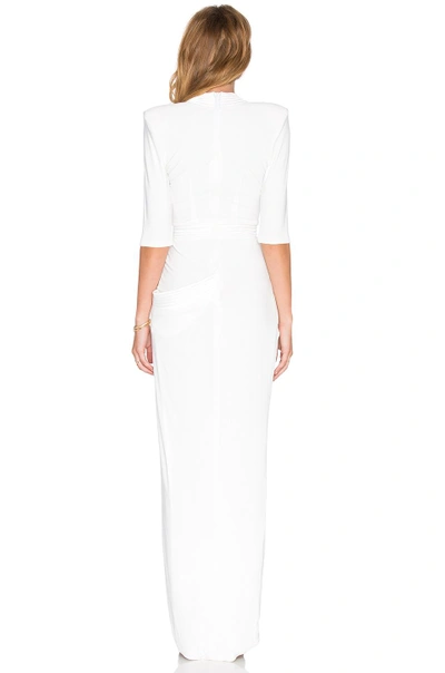 Shop Zhivago Eye Of Horus Gown In White