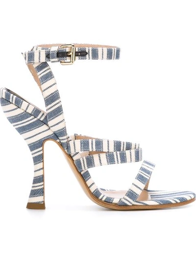 Vivienne Westwood Stripe Heeled Sandals