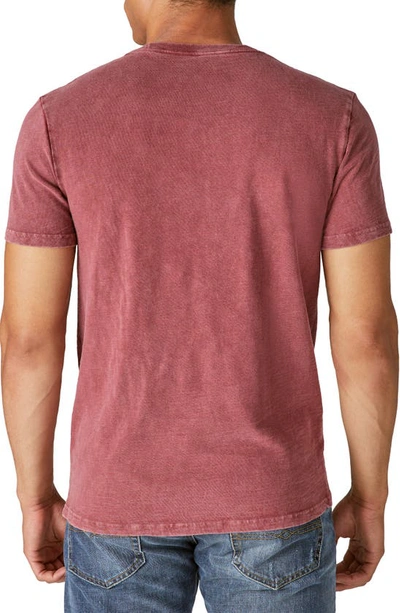 Shop Lucky Brand Hungover Holidays Graphic Tee In Pomegranate