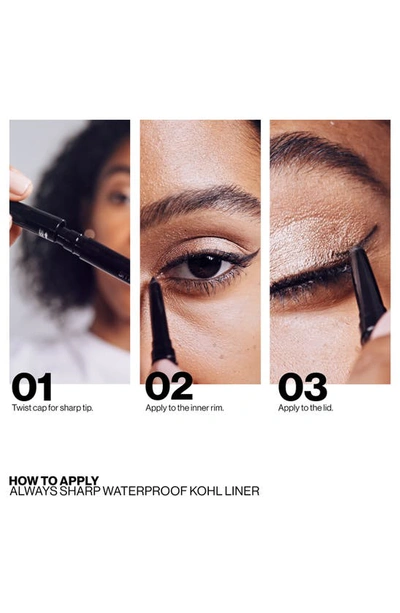 Shop Smashbox Always Sharp Waterproof Kôhl Liner In Raven