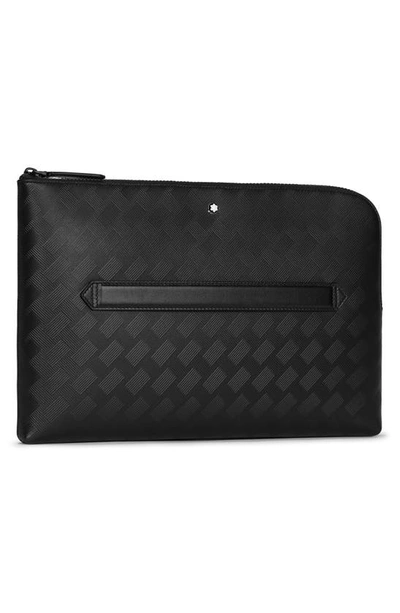 Shop Montblanc Extreme 3.0 Leather Laptop Case In Black